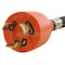 Ac Works SOOW; Cold Weather Extension Cord, 12 AWG, Indoor/Outdoor, 12/3, 1 Outlets, L6-20R, Black, Rubber L620PR-025 - alternate 3